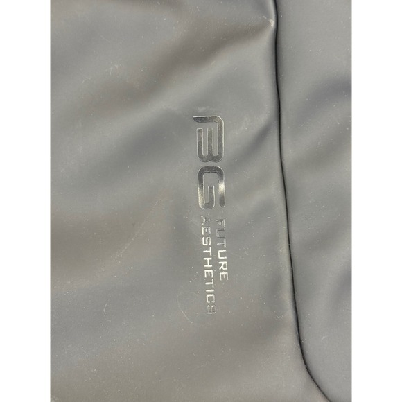 BANGE Future Aesthetics Black Backpack Water Resistant Travel School Laptop Bag - Picture 2 of 13